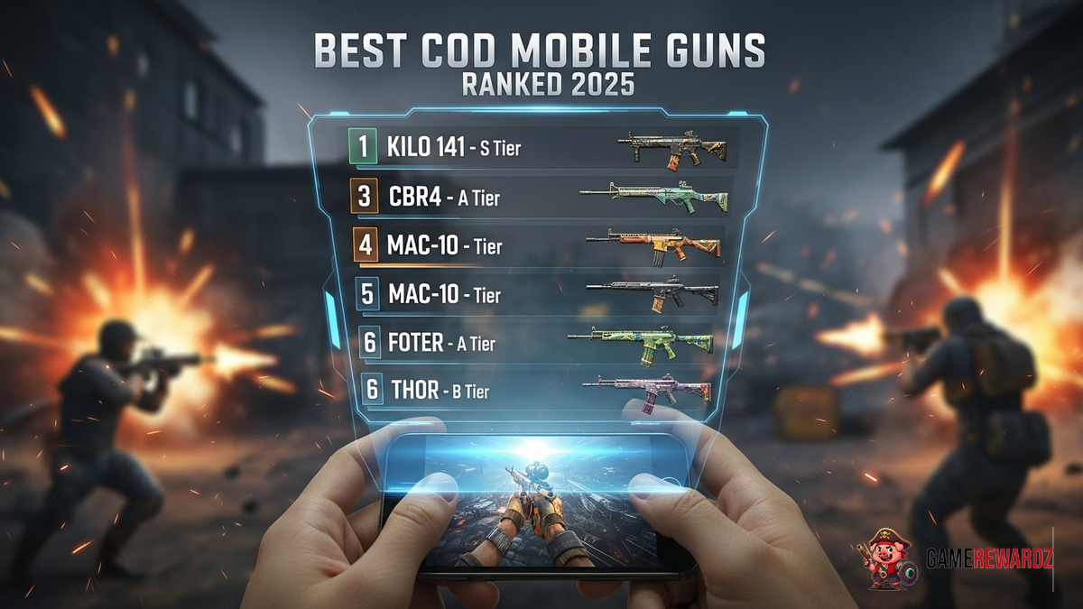Best COD Mobile Guns Ranked 2025